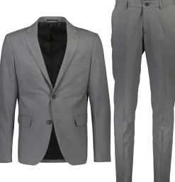 Lindbergh Plain mens suit Grå Best