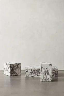 Audo Copenhagen Plinth Cubic, Calacatta Viola Online
