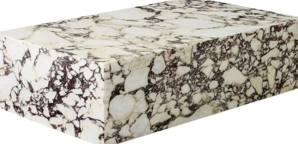Audo Copenhagen Plinth Low, Calacatta Viola