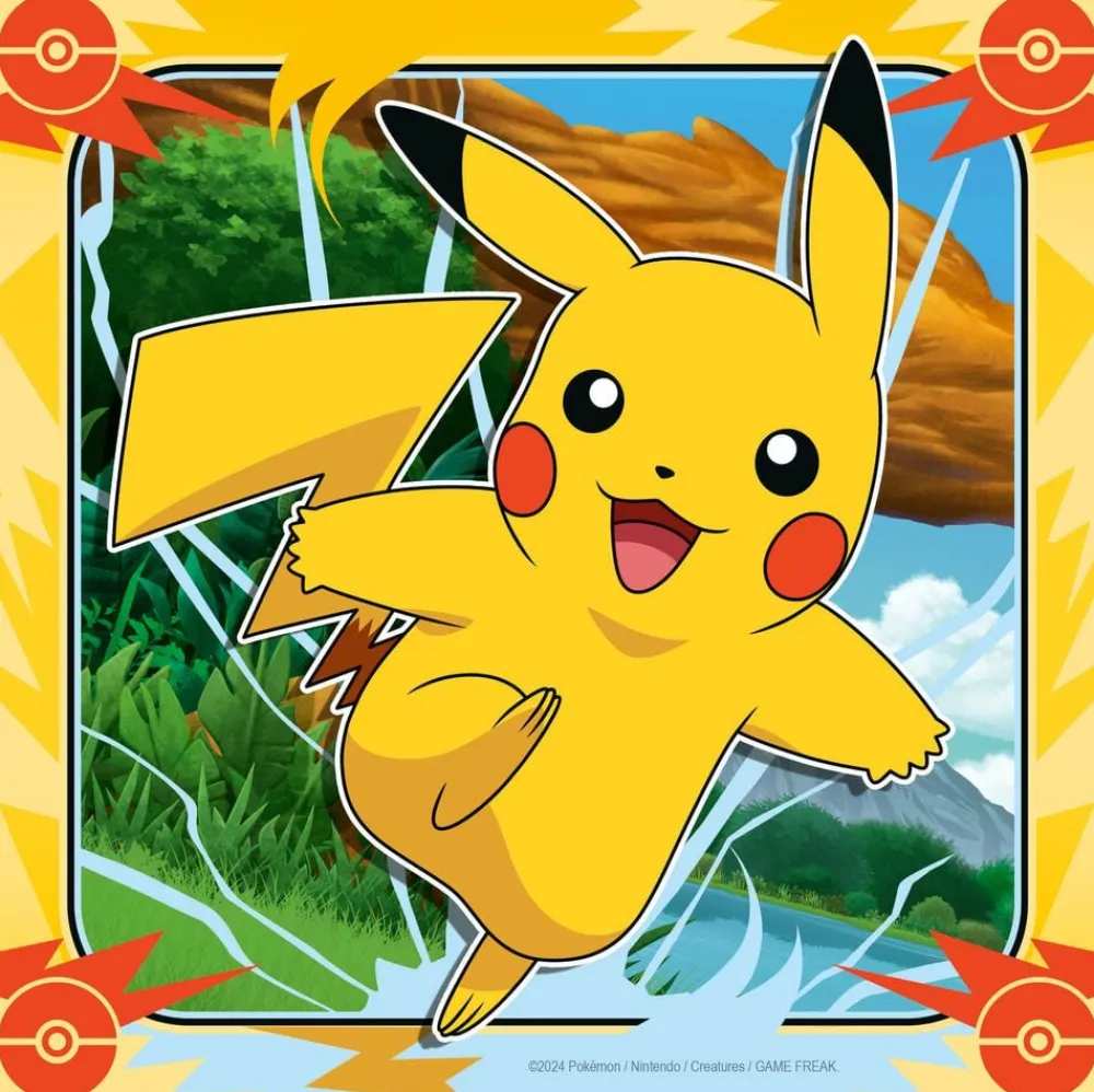 Børn Ravensburger puslespil Pokemon 3x49p