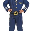 RIO Politiuniform str 120 Bukser. bluse, bælte og kasket New