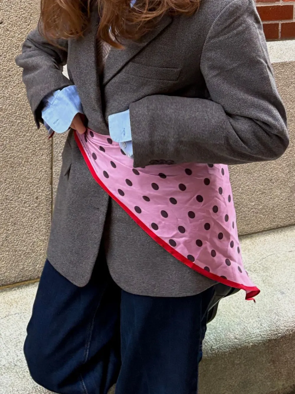 Polka Triangle Sia Scarf>Becksöndergaard