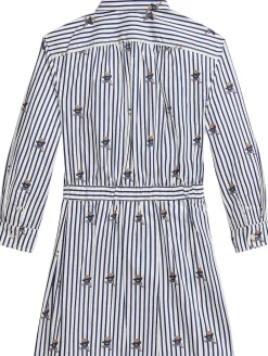 Polo Ralph Lauren Polo Bear Cotton Shirtdress 183 bear-navy-white Clearance