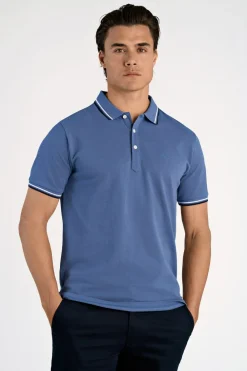 Lindbergh Polo shirt w. contrast piping