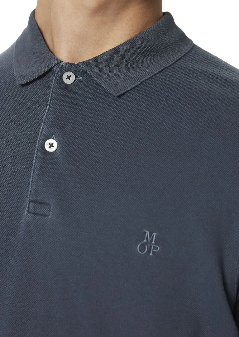 Polo, short sleeve, button placket,>Marc O’Polo