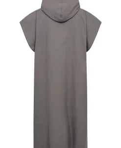 Magasin du Nord Collection Poncho flat one side/terry back grey One Size Best