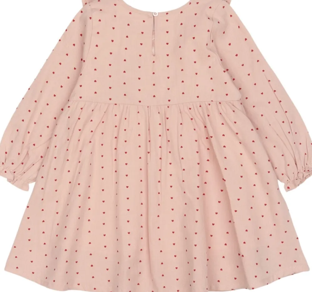 PETIT PIAO PPDeva Dress LS Pink heart Outlet