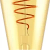DFTP PÆRE-DEKO E27 ST64 SPIRAL EDISON DÆMP GULD
