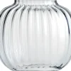 Holmegaard Primula Oval Vase klar H17,5