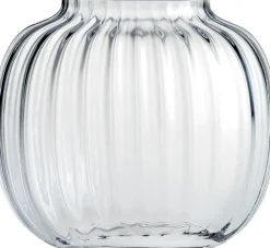 Holmegaard Primula Oval Vase klar H17,5
