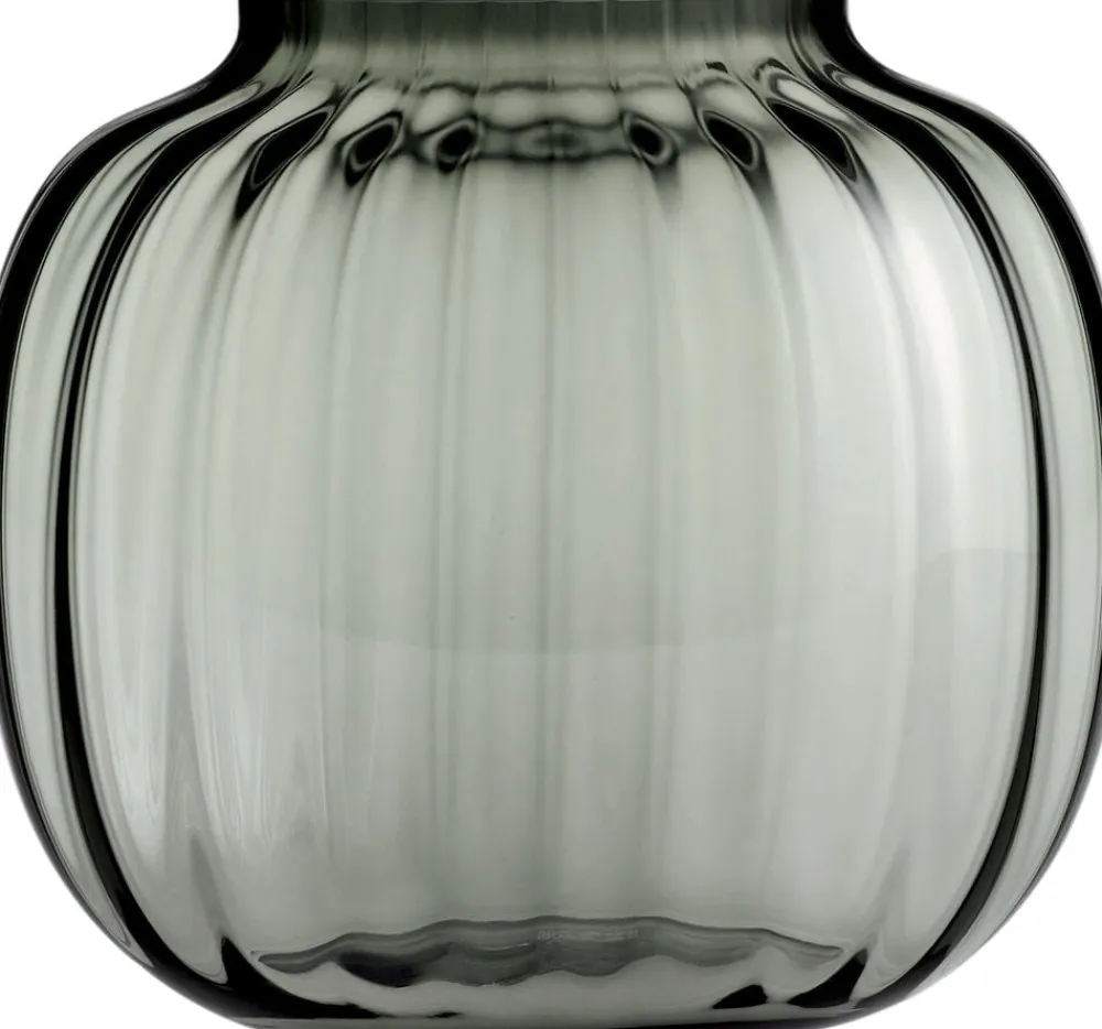 Holmegaard Primula Oval Vase smoke H17,5