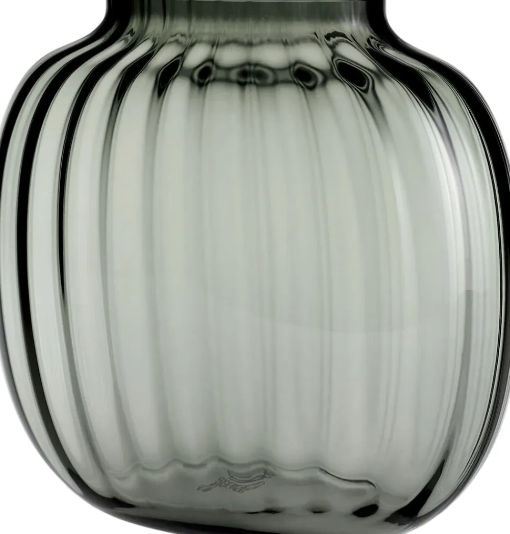 Holmegaard Primula Oval Vase smoke H17,5