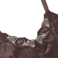Dame Lady Avenue Pure Silk - Slip w. lace