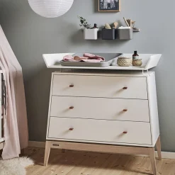 Leander Pusleenhed til Luna kommode, Hvid Clearance