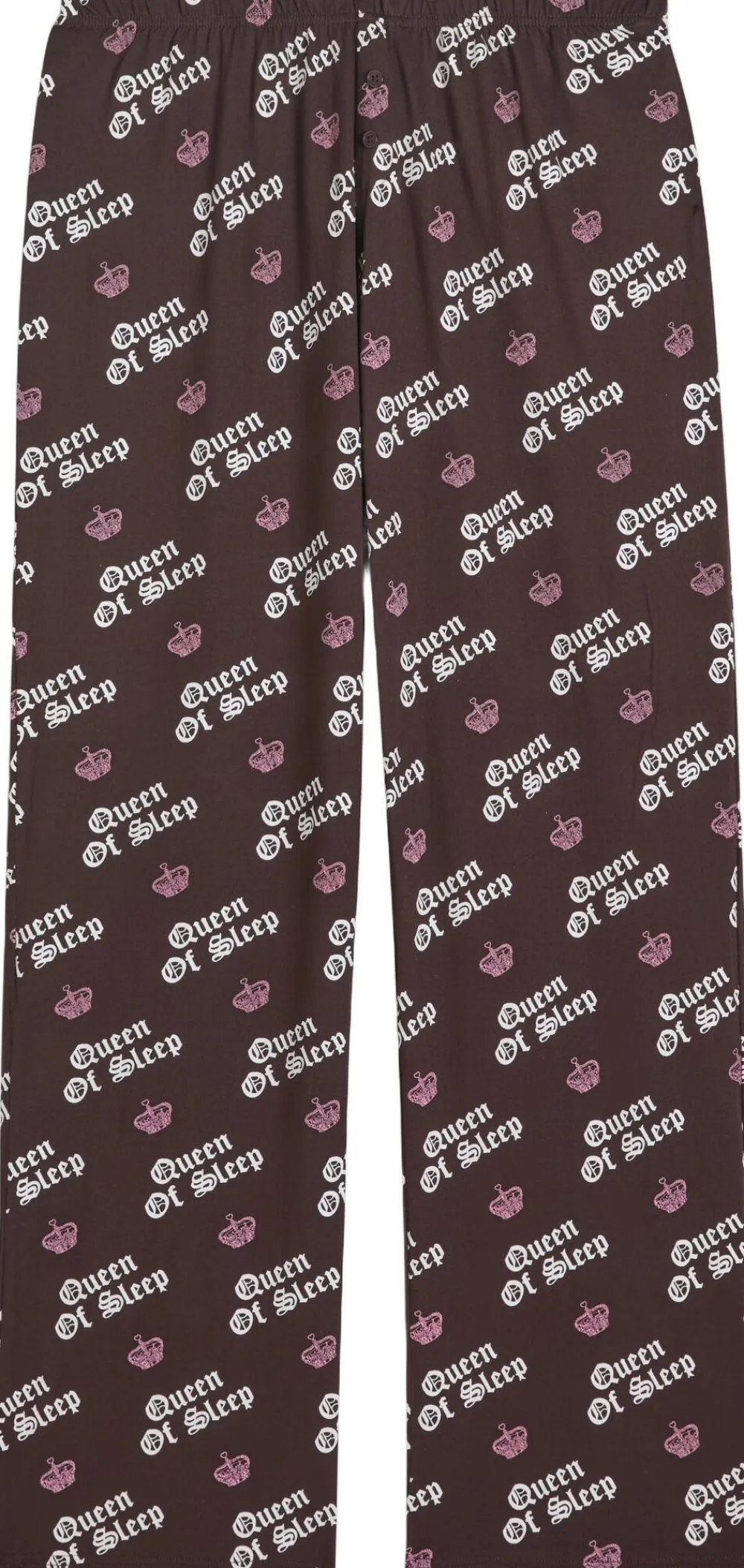Dame Juicy Couture QUEEN OF SLEEP LS PYJAMA SET