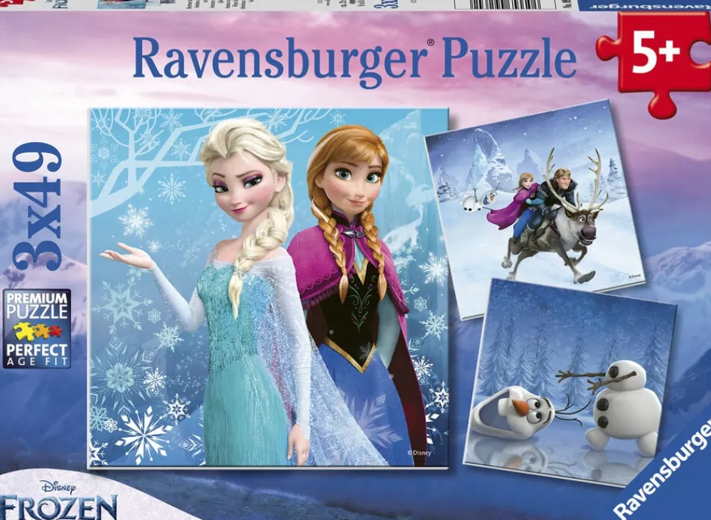 Ravensburger puslespil Ravnsburger 3*49 brikker ass Clearance