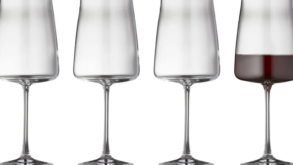 Lyngby Glas Rødvinsglas Zero 54 cl 4 stk. New