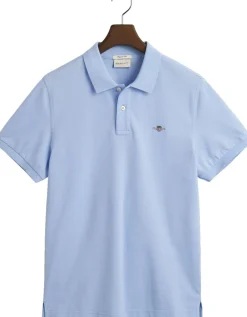 Gant REG SHIELD SS PIQUE POLO Capri blue New