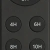 Uyuni Remote Control, Oval, Black Clearance