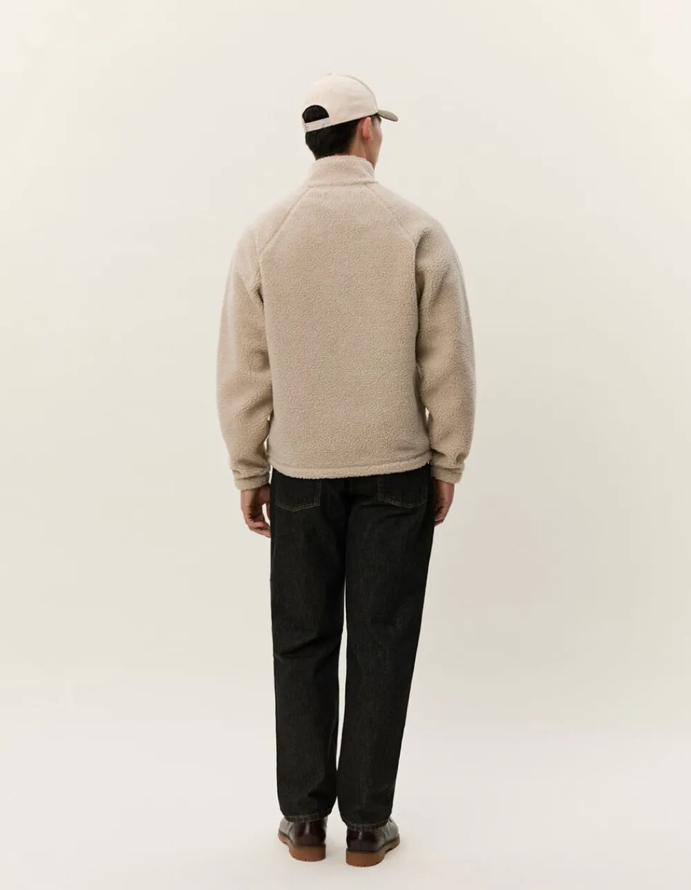 Les Deux Ren Solid Zipper Jacket Light sand