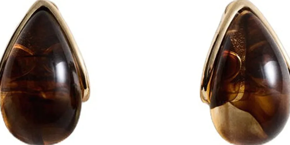 Dame MANGO Resin drop earrings