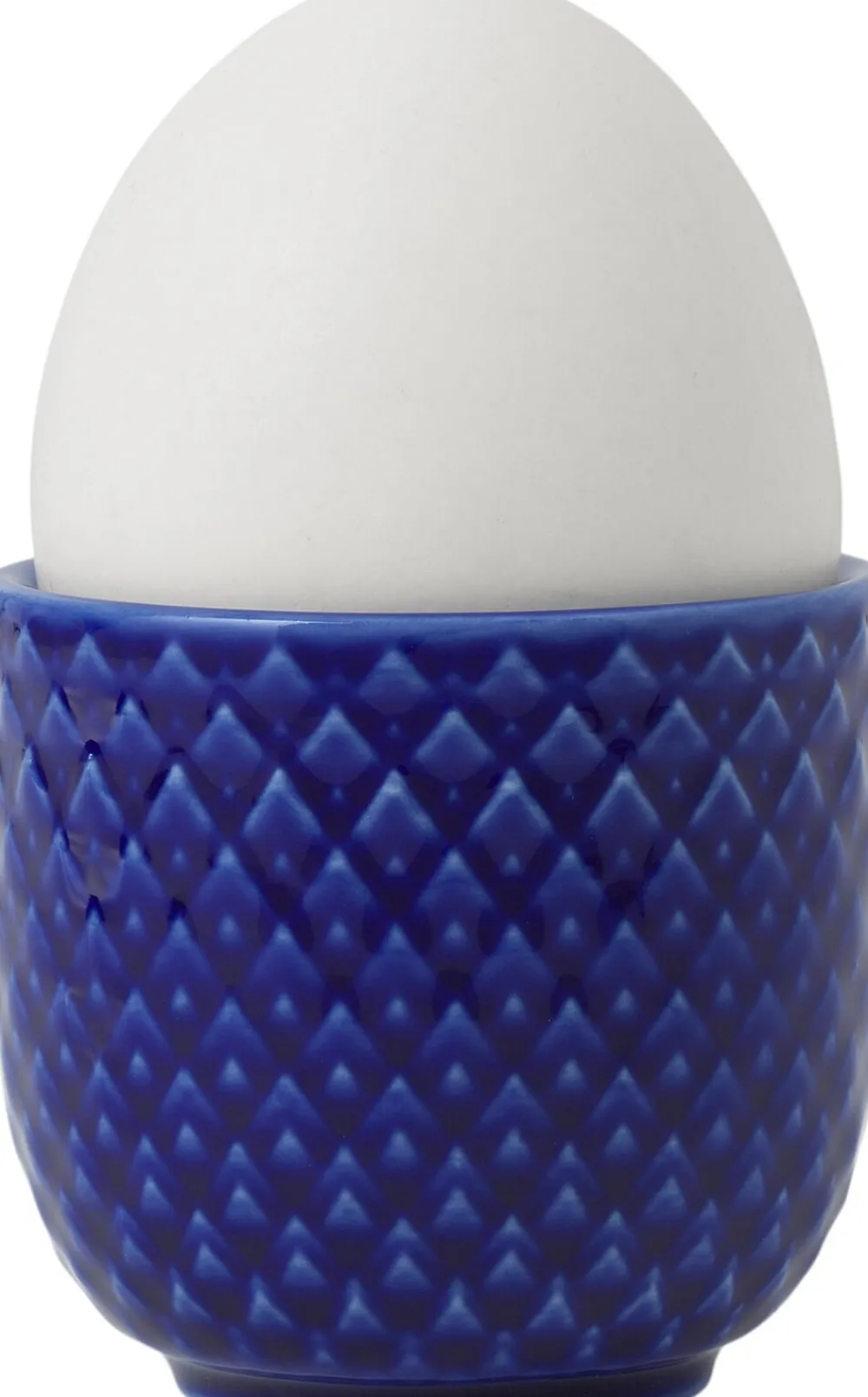 Lyngby Porcelæn Rhombe Color Æggebærger Ø5 cm blå