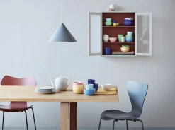 Lyngby Porcelæn Rhombe Color Skål Ø13 cm mørk blå porcelæn