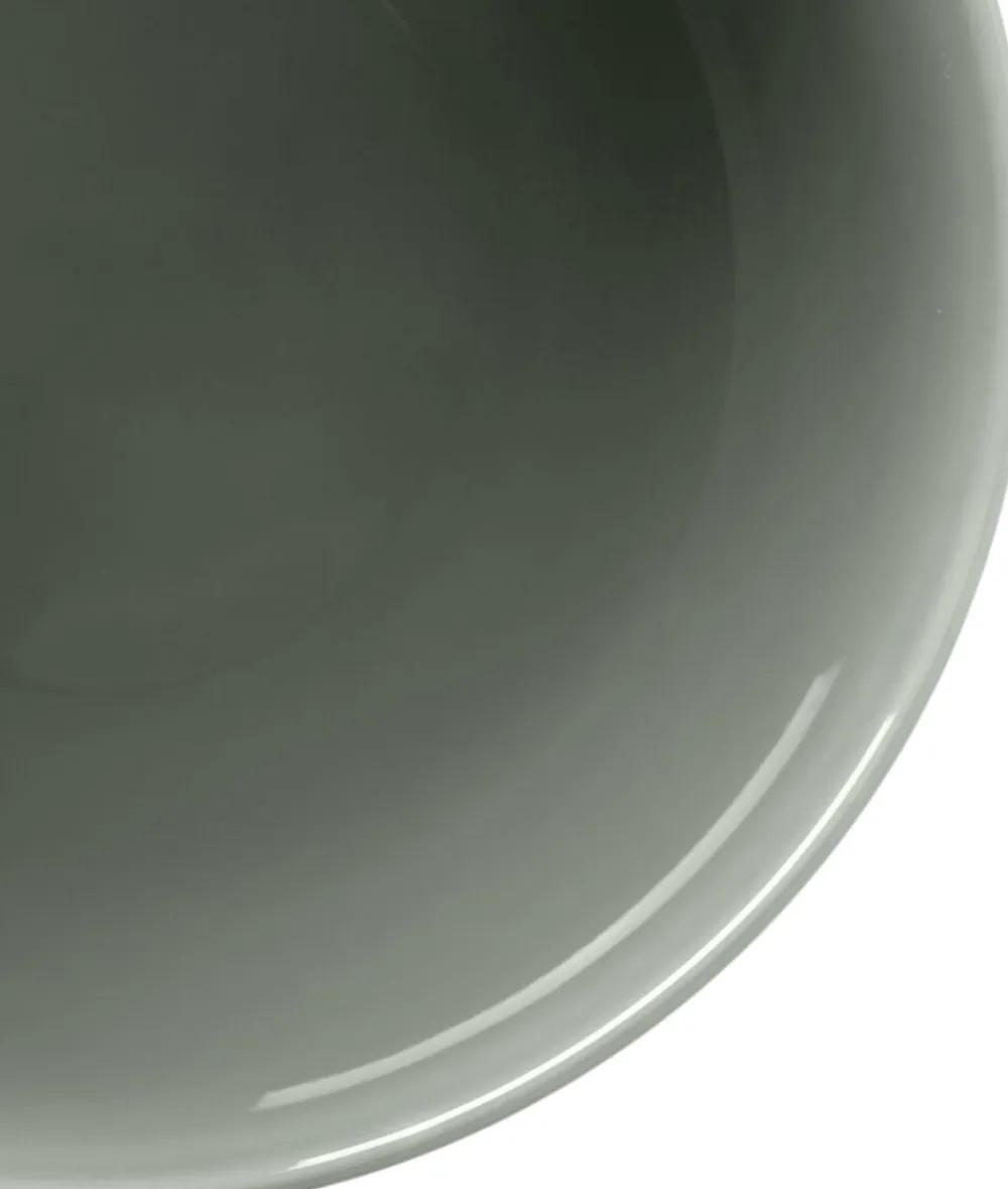 Lyngby Porcelæn Rhombe Earth Skål Ø13 cm moss Sale