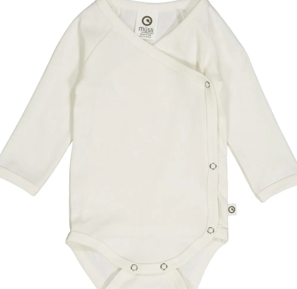 Rib l/s body>Müsli by Green Cotton Sale