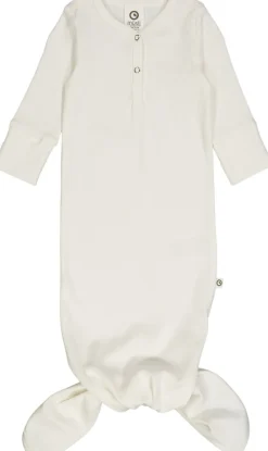 Børn Müsli by Green Cotton Rib l/s knot gown