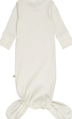 Børn Müsli by Green Cotton Rib l/s knot gown