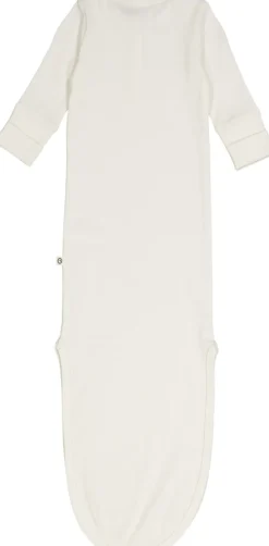 Børn Müsli by Green Cotton Rib l/s knot gown