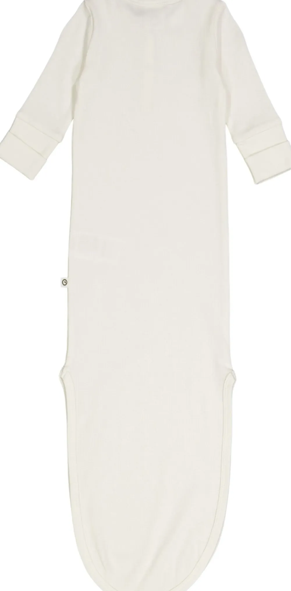 Børn Müsli by Green Cotton Rib l/s knot gown