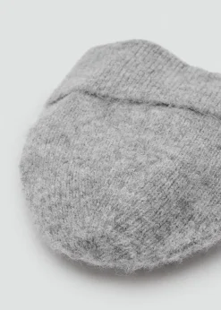 Dame MANGO Rib-knit cap