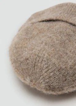 Dame MANGO Rib-knit cap