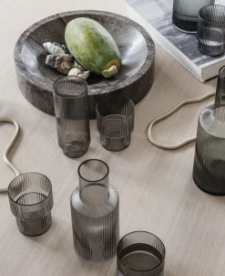 Ripple Small Carafe Set - Smoked Grey><noscript><img width=