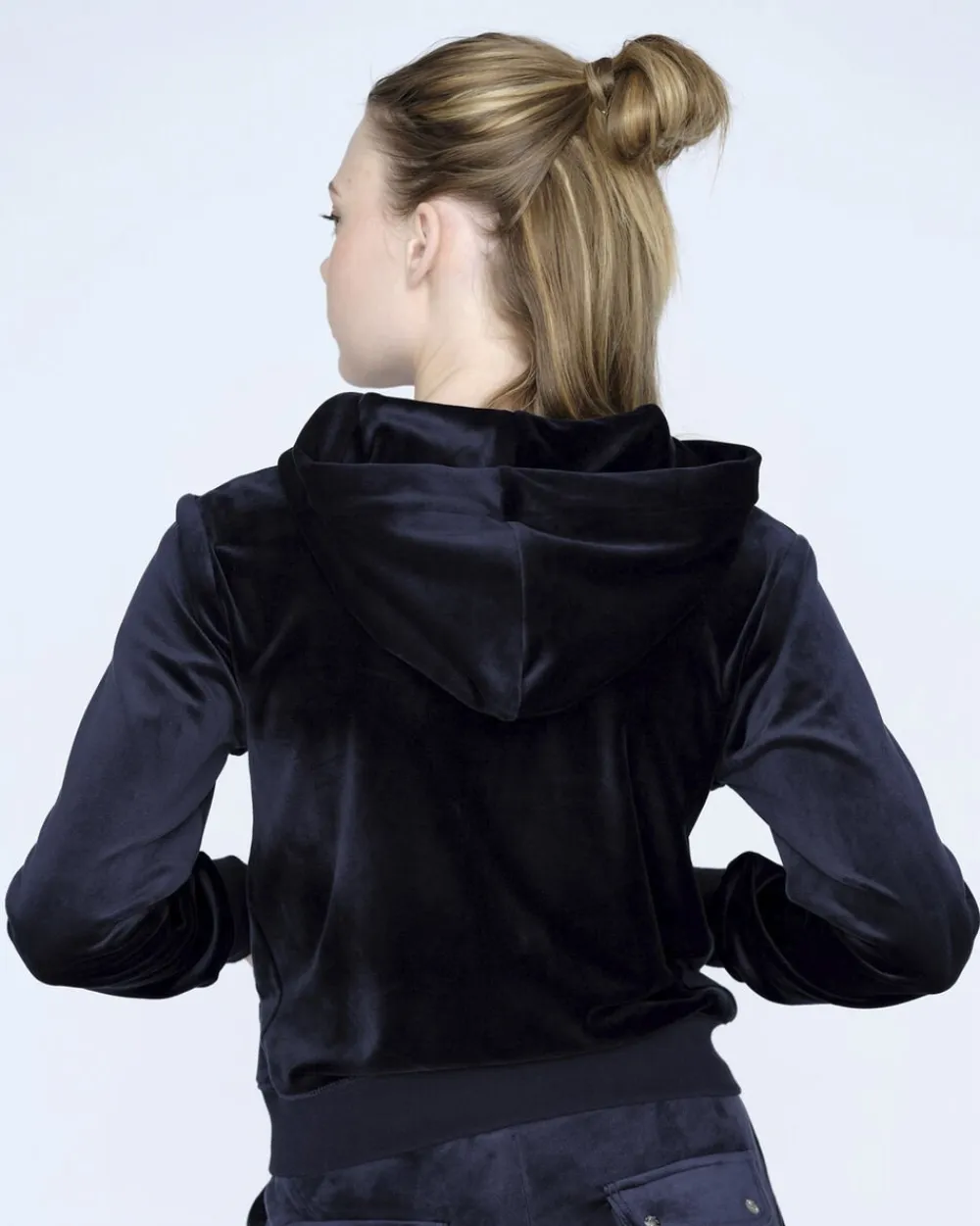 Dame Juicy Couture Robertson Classic Velour Zip Trough Hoodie