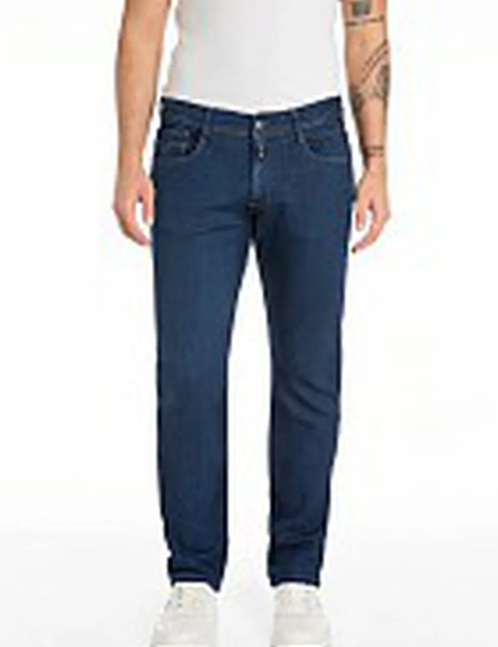 Replay Rocco hyperflex jeans Mørkeblå Online