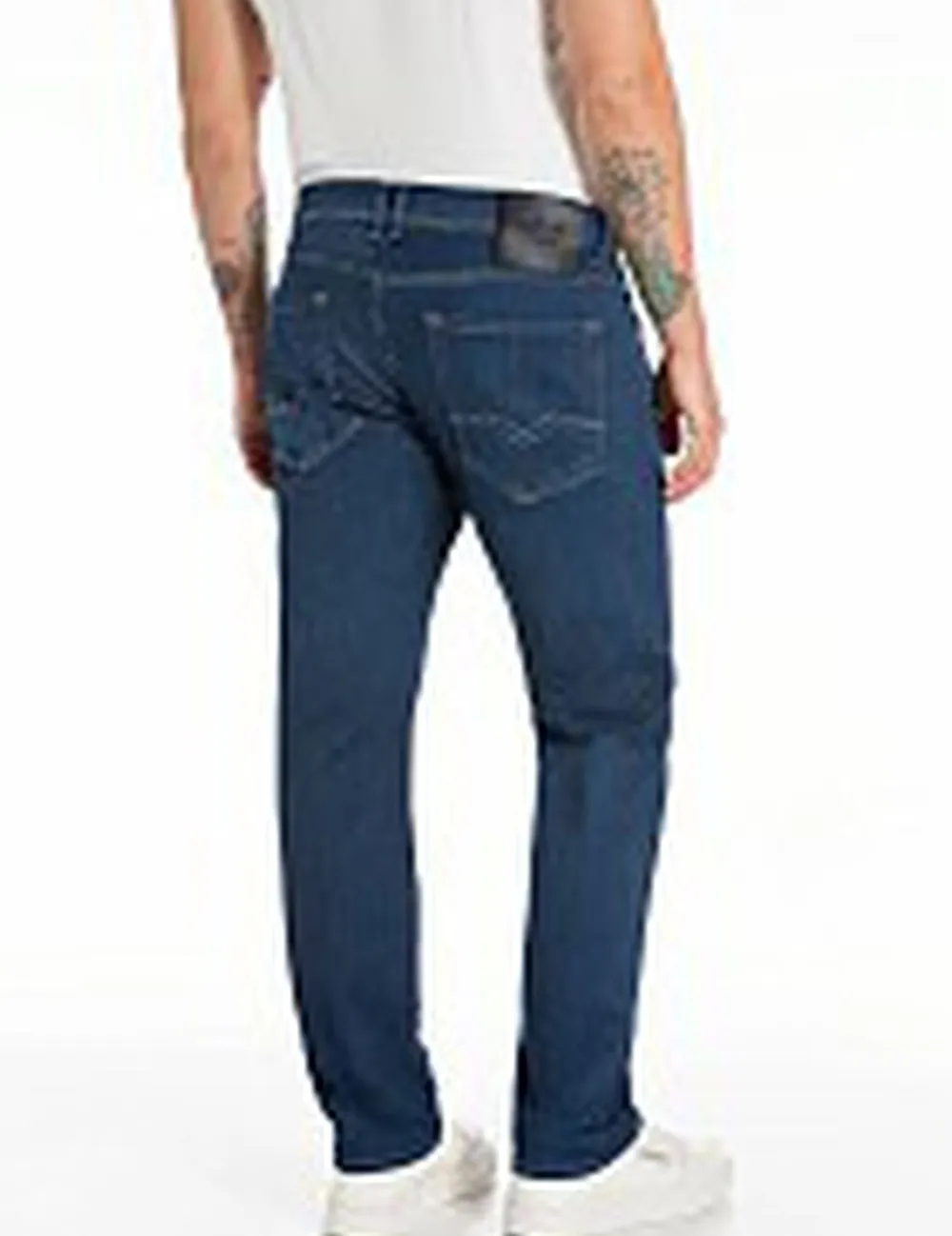 Replay Rocco hyperflex jeans Mørkeblå Online