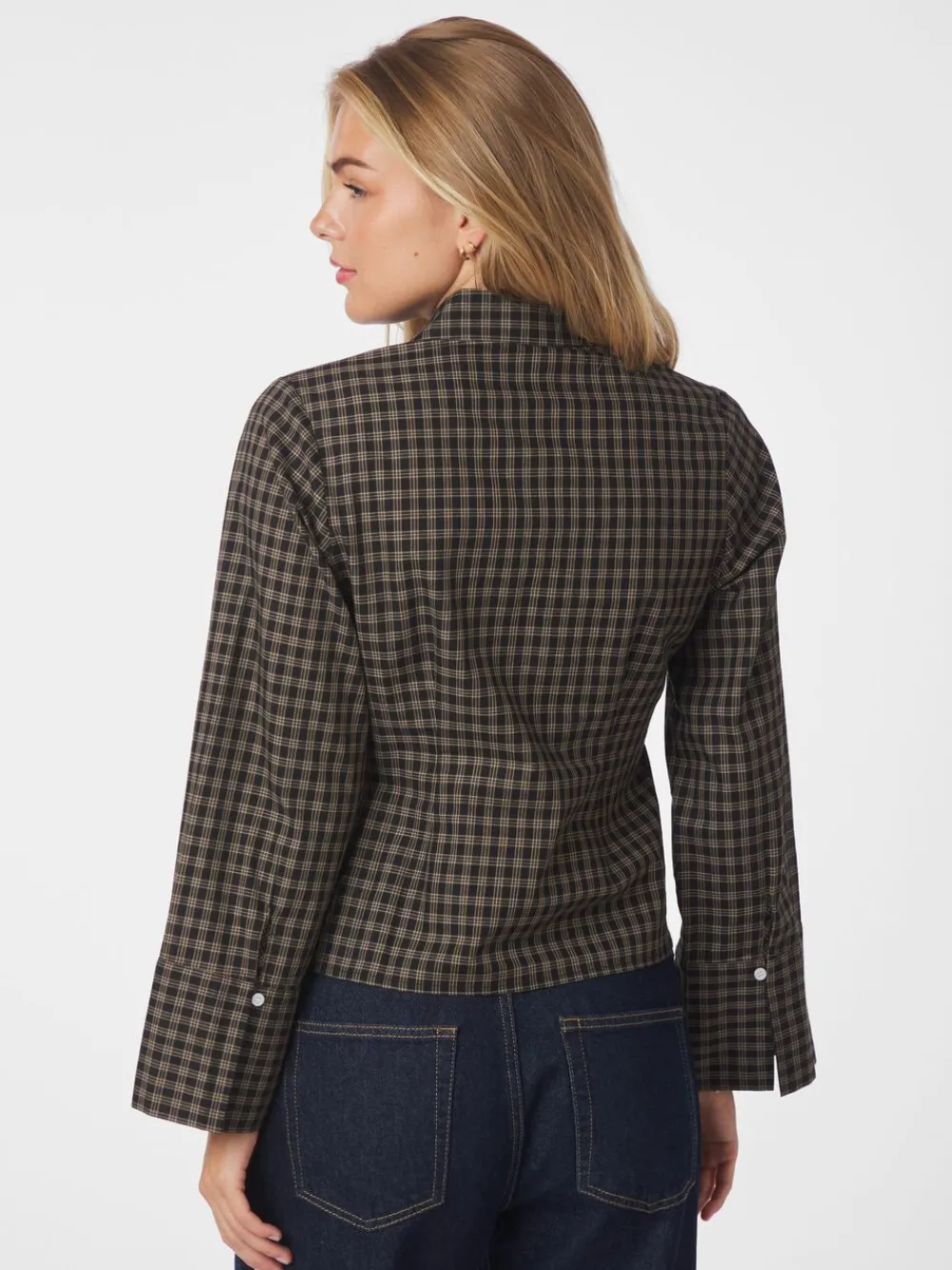 Dame Neo Noir Rosa Mini Check Shirt