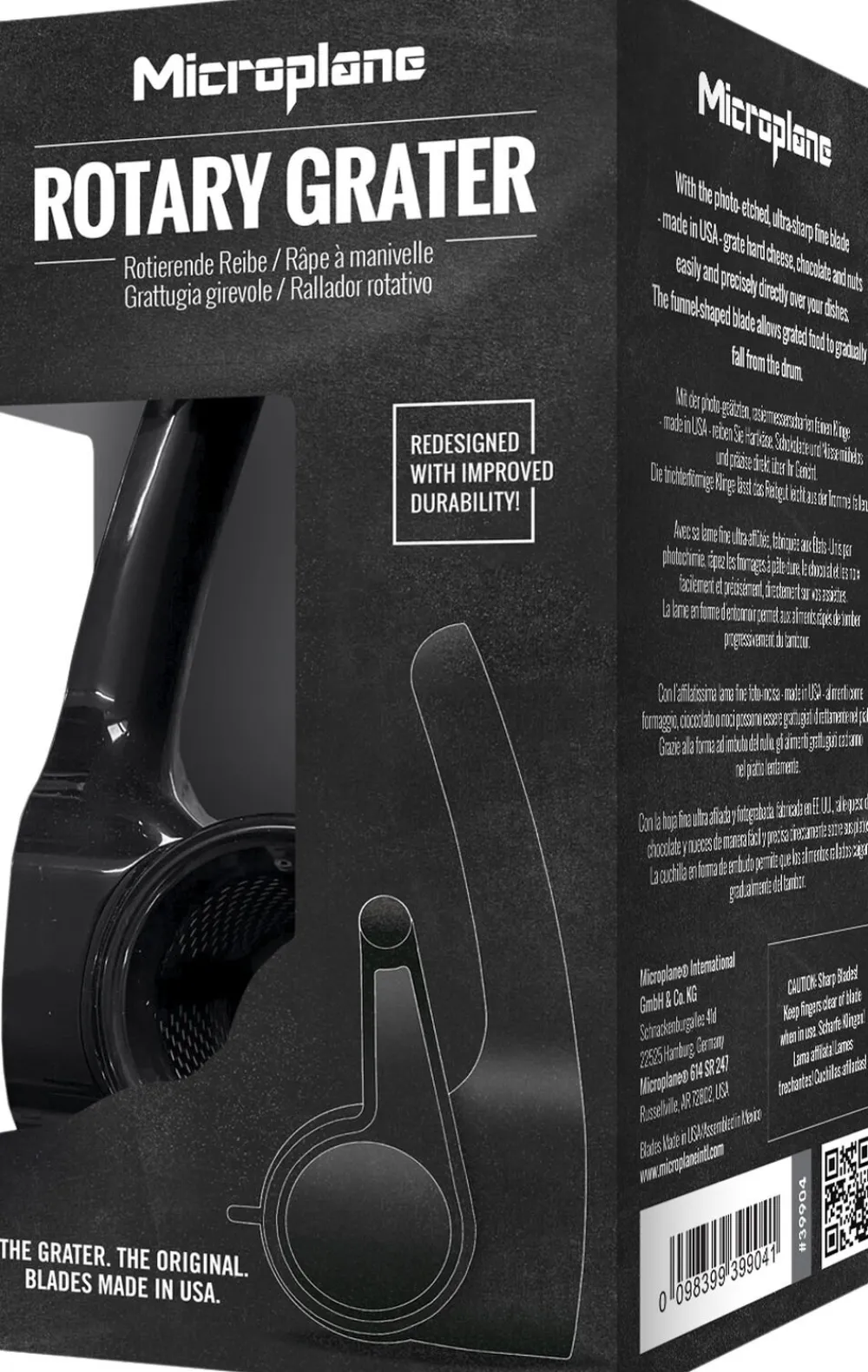 Rotary Grater All Black>Microplane Outlet
