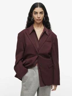 Dame ROUGE-EDIT ROULIA LS OVERSIZED BLAZER