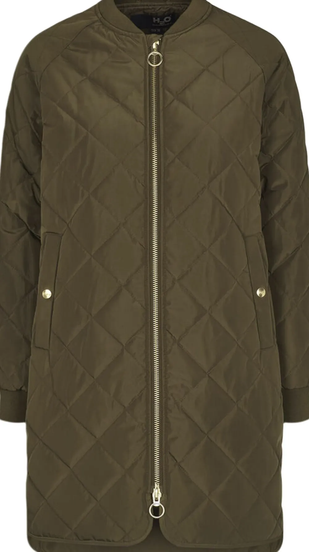 Rubina Quilted lang overgangsjakke>H2O Discount