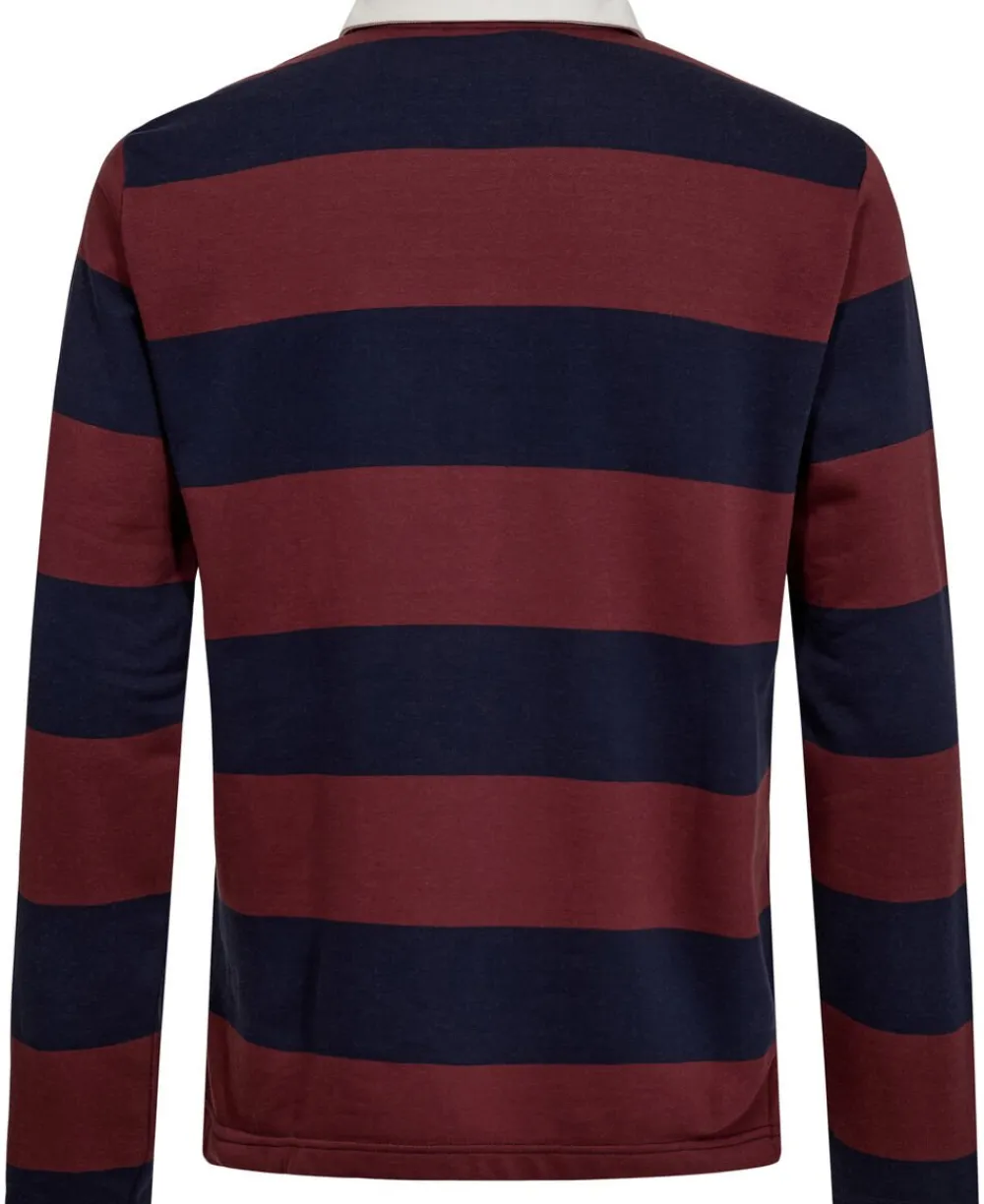Magasin du Nord Collection Rugby 1 Polo - GOTS Navy blazer / andorra stripe New