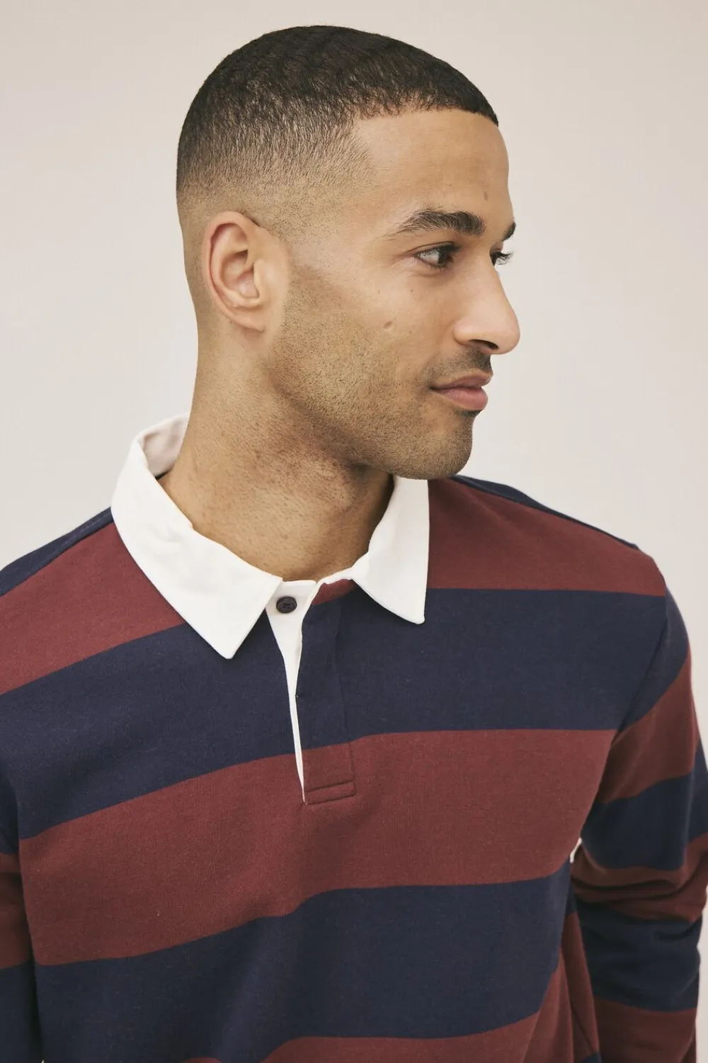 Magasin du Nord Collection Rugby 1 Polo - GOTS Navy blazer / andorra stripe New