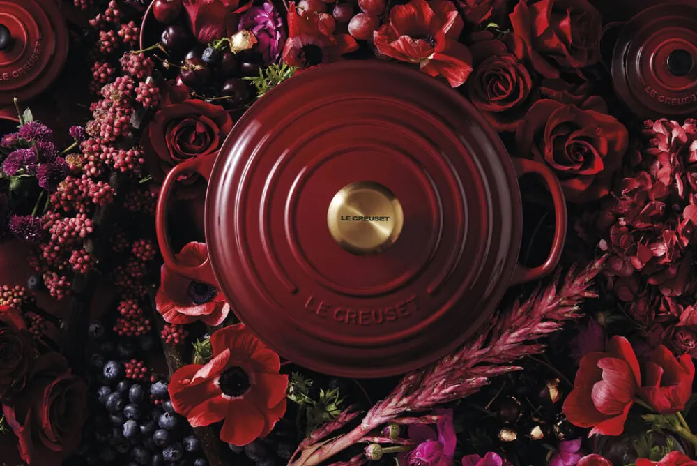 Rund støbejernsgryde 4,2L Garnet>Le Creuset Outlet