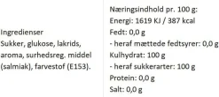 Rustne søm med smag af salt lakrids>Almuegaarden Outlet