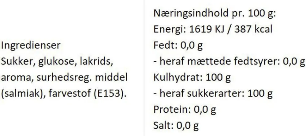 Rustne søm med smag af salt lakrids>Almuegaarden Outlet