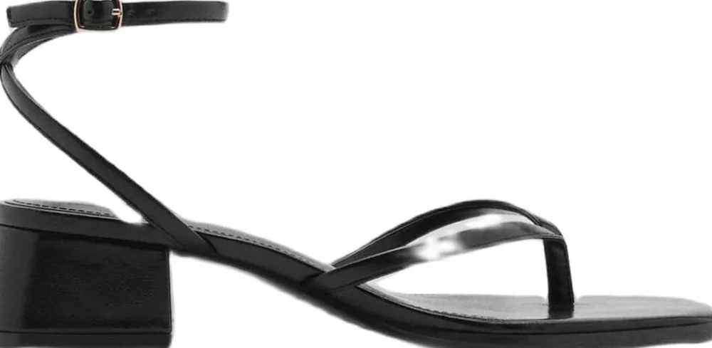 MANGO SANDALS. -- MONTSE Black Best