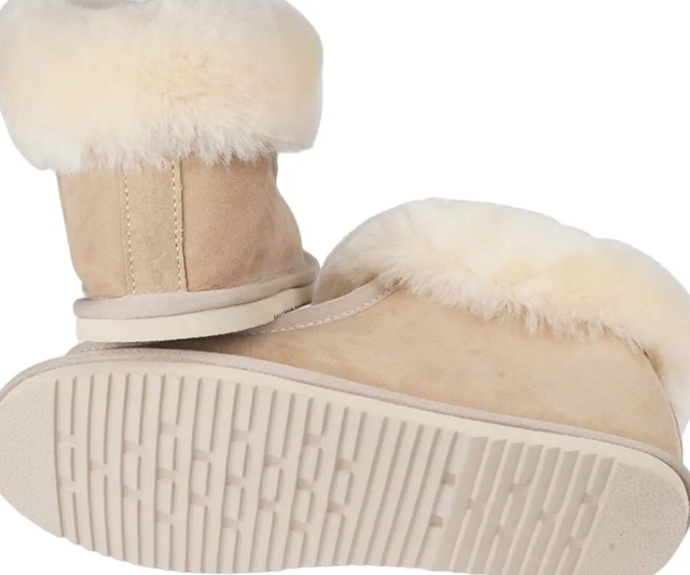 Lovelies SANDE - SHEARLING BOOTS Safari Hot
